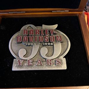 Harley Davidson 95th Anniversary belt buckle
